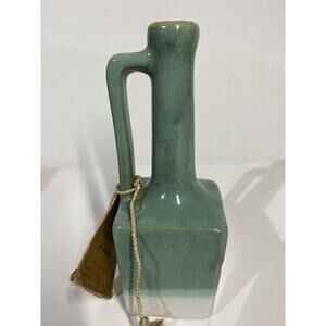 Zanesville Pottery Rosemary Cologne for Remembrance SEALED with Tag Green White